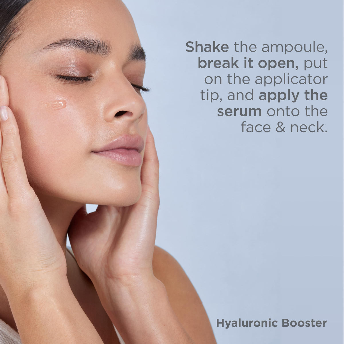 ISDIN Intensive Hyaluronic Acid and Peptide support Serum with skincare products