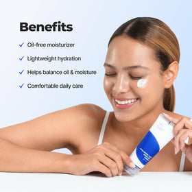 IsNtree Hyaluronic Acid Aqua Gel Cream application on skin