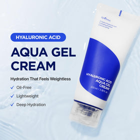 IsNtree Hyaluronic Acid Aqua Gel Cream texture close-up