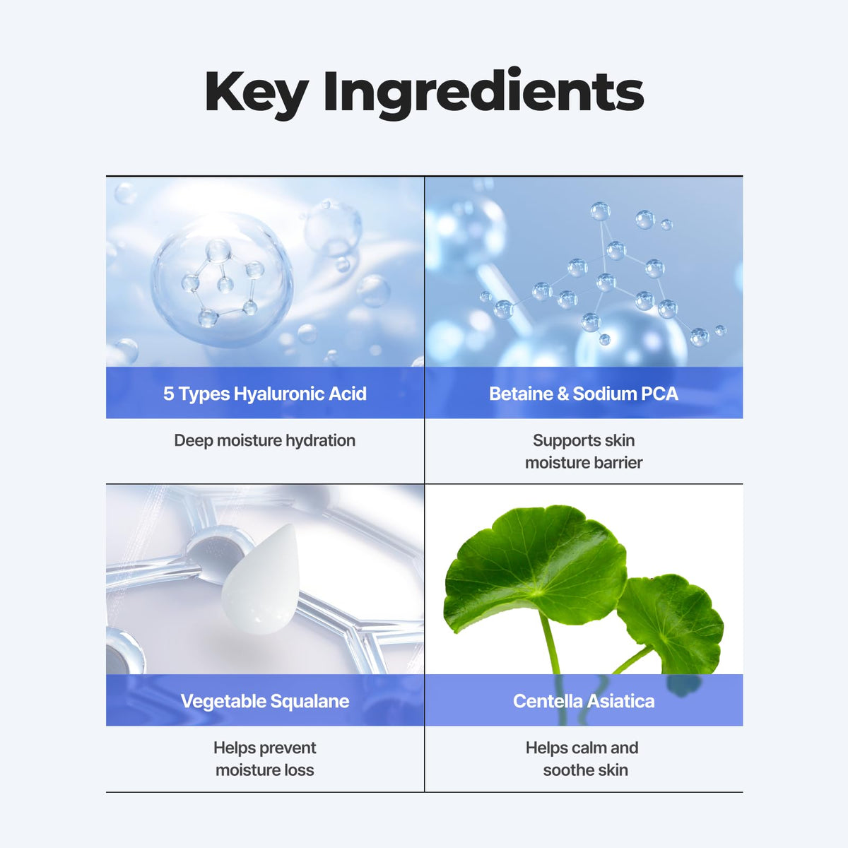 IsNtree Hyaluronic Acid Aqua Gel Cream with ingredients list