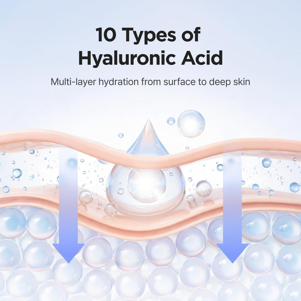IsNtree Hyaluronic Acid Daily Sun Gel SPF 30 application on skin