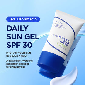 IsNtree Hyaluronic Acid Daily Sun Gel SPF 30 back view
