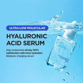 IsNtree Ultra-Low Molecular Hyaluronic Acid Serum side view showing texture