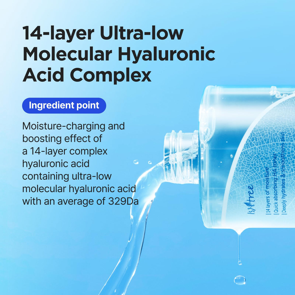 IsNtree Ultra-Low Molecular Hyaluronic Acid Toner in lifestyle setting