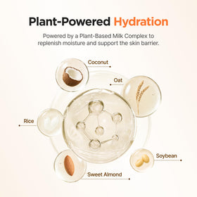 IsNtree Yam Root Vegan Milk Cleanser with natural background