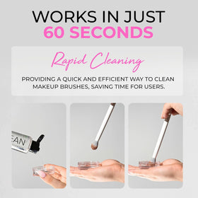 Isoclean Makeup Brush Cleaner 9 fl oz with microfiber cloth