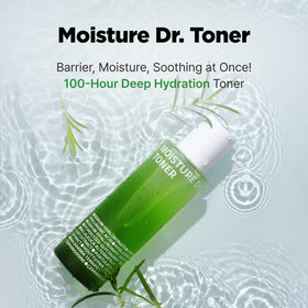 ISOI Moisture Dr. Soothing Toner back view with ingredient list