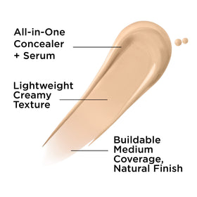 IT Cosmetics Bye Bye Dark Spots Concealer 12 Fair Warm with kabuki brush