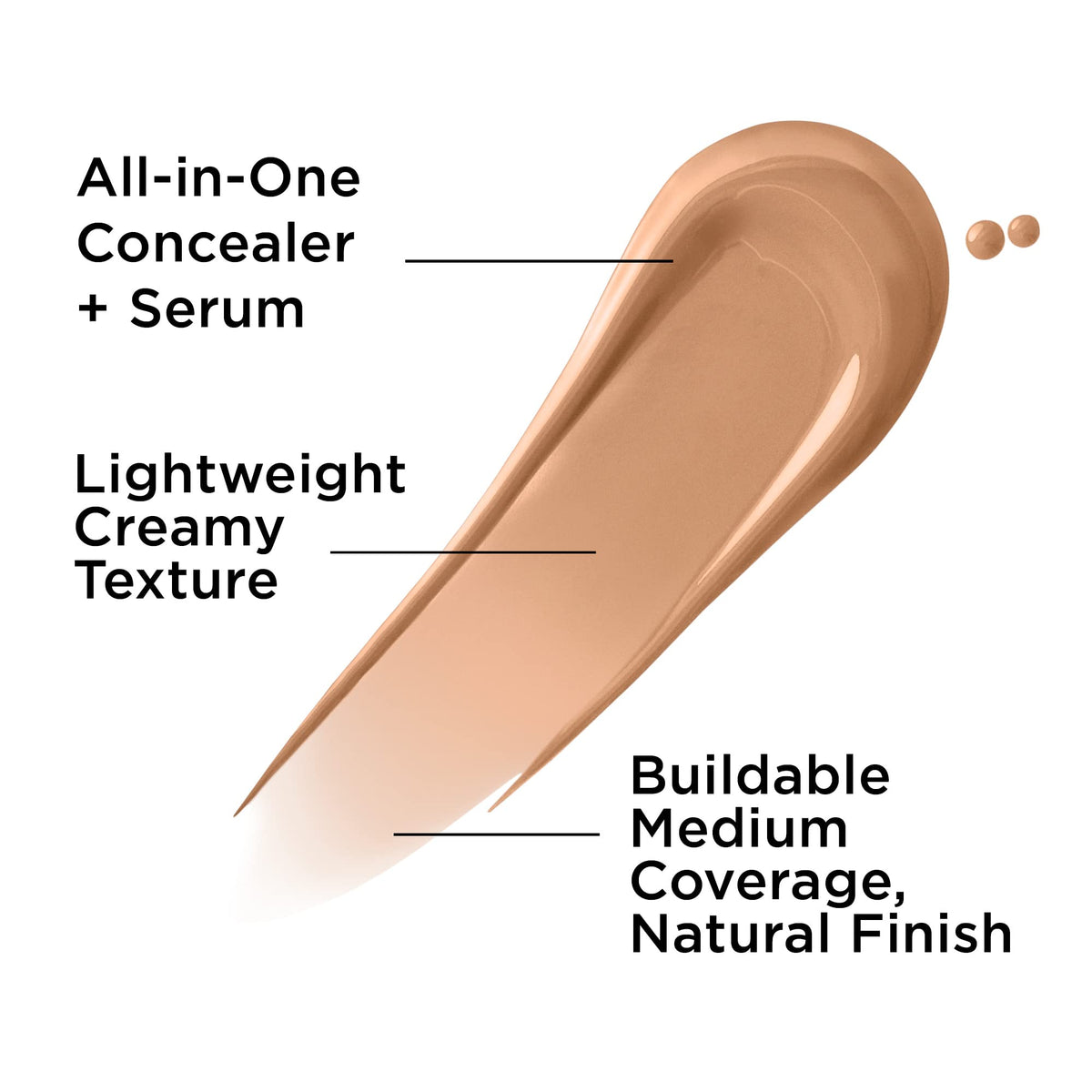 IT Cosmetics Bye Bye Dark Spots Concealer 30 Medium Cool with kabuki brush