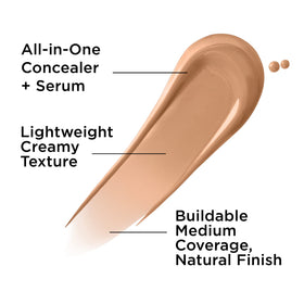IT Cosmetics Bye Bye Dark Spots Concealer 30 Medium Cool with kabuki brush