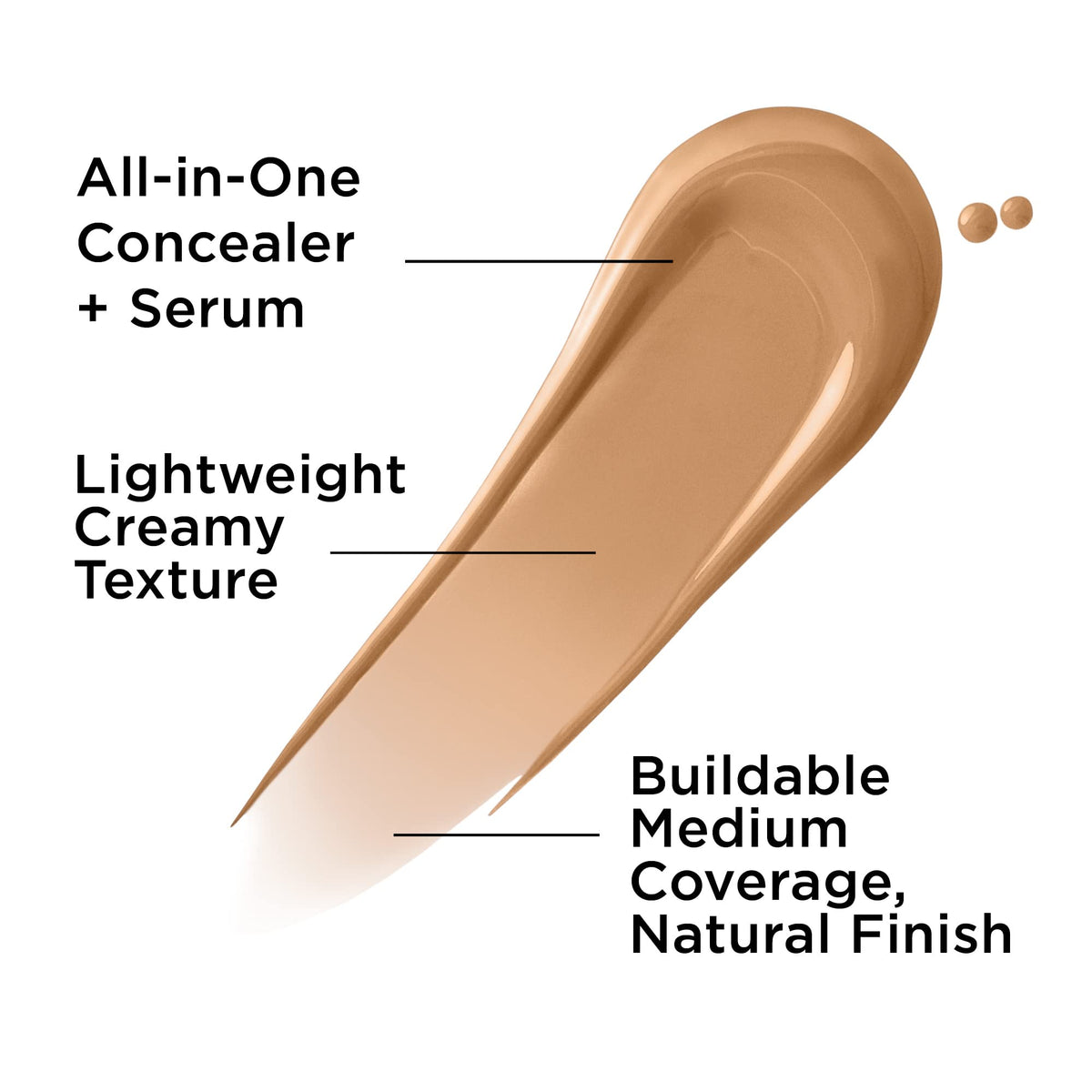 IT Cosmetics Bye Bye Dark Spots Concealer 40 Tan Cool with kabuki brush