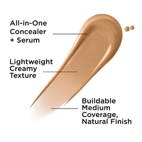 IT Cosmetics Bye Bye Dark Spots Concealer 40 Tan Cool with kabuki brush