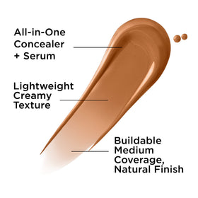 IT Cosmetics Bye Bye Dark Spots Concealer 44 Tan Warm kabuki brush