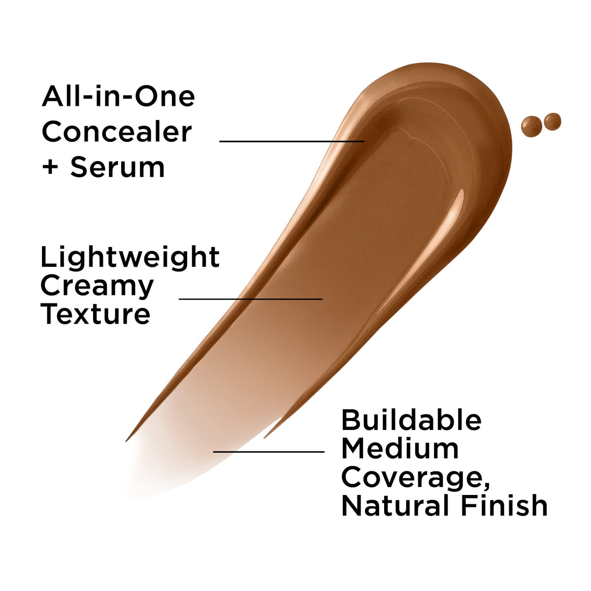 IT Cosmetics Bye Bye Dark Spots Concealer 51 Rich Warm kabuki brush