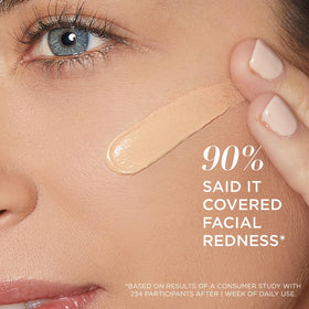 IT Cosmetics Bye Bye Redness cream with makeup brush