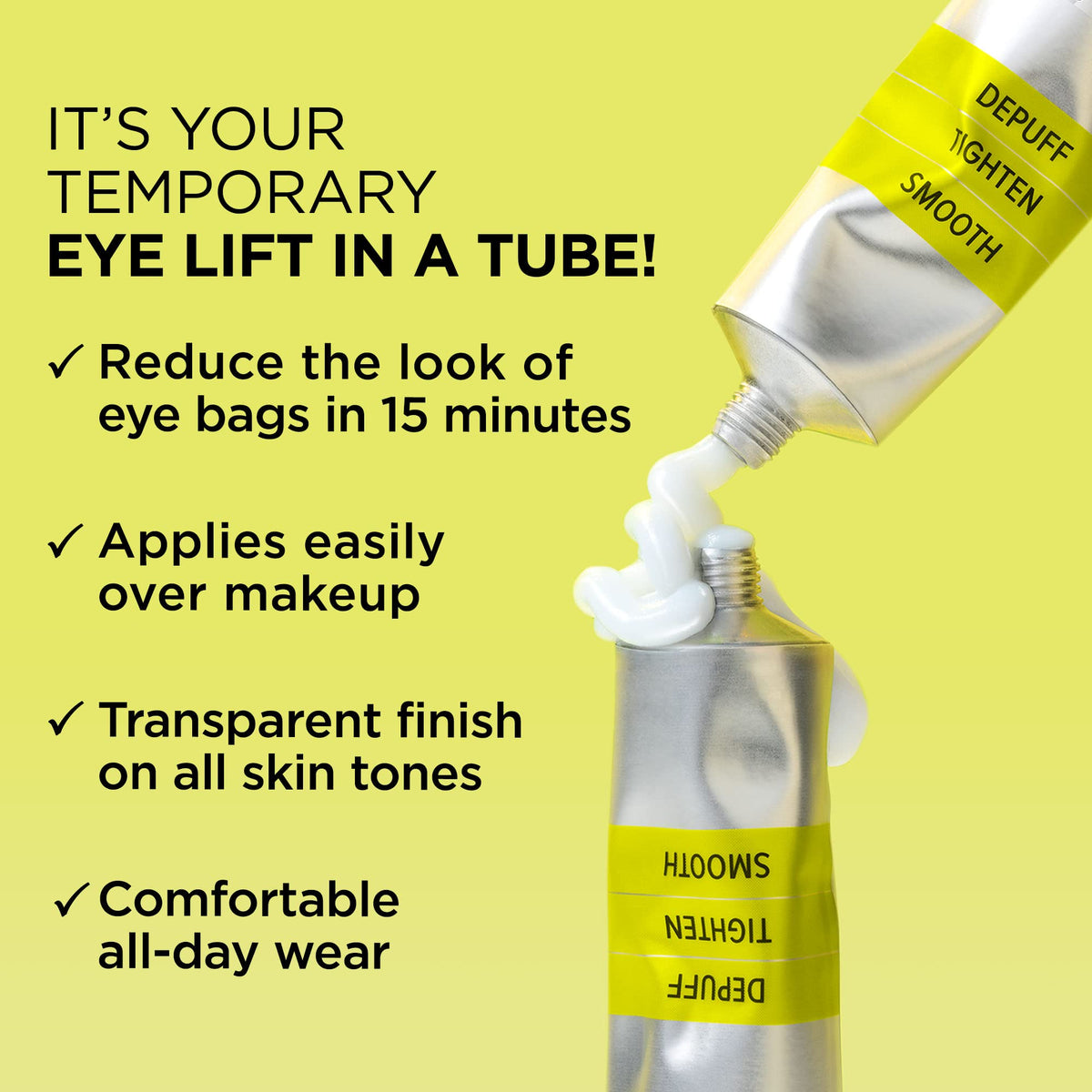 IT Cosmetics Bye Bye Under Eye Bags application on skin