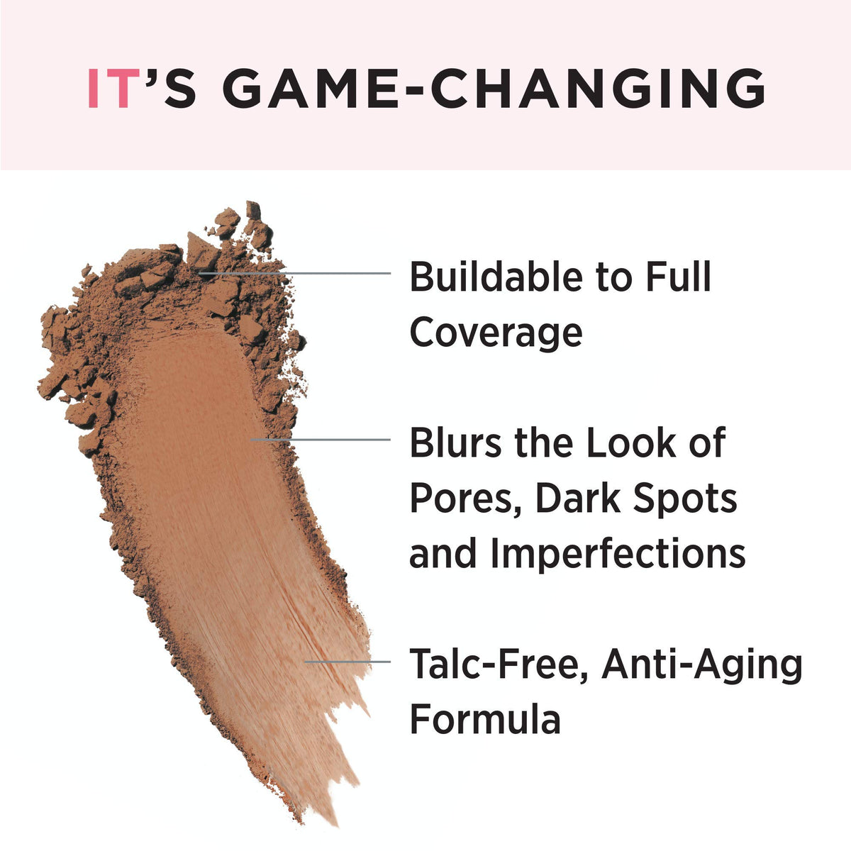 IT Cosmetics CC+ Airbrush Perfecting Powder Foundation Deep (N) packaging