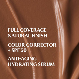 IT Cosmetics CC+ Cream Deep Bronze texture on skin