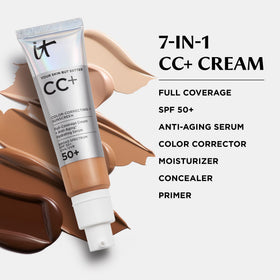 IT Cosmetics CC+ Cream Fair Light with swatches