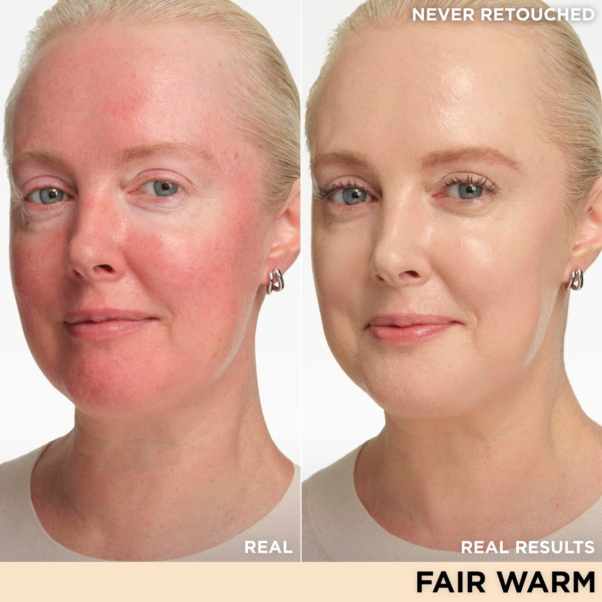 IT Cosmetics CC+ Cream Fair Warm texture on skin