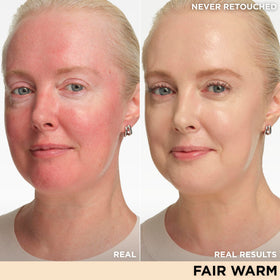 IT Cosmetics CC+ Cream Fair Warm texture on skin