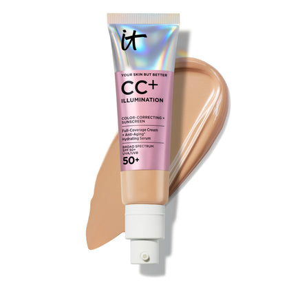 IT Cosmetics CC+ Cream Illumination SPF 50+ front view