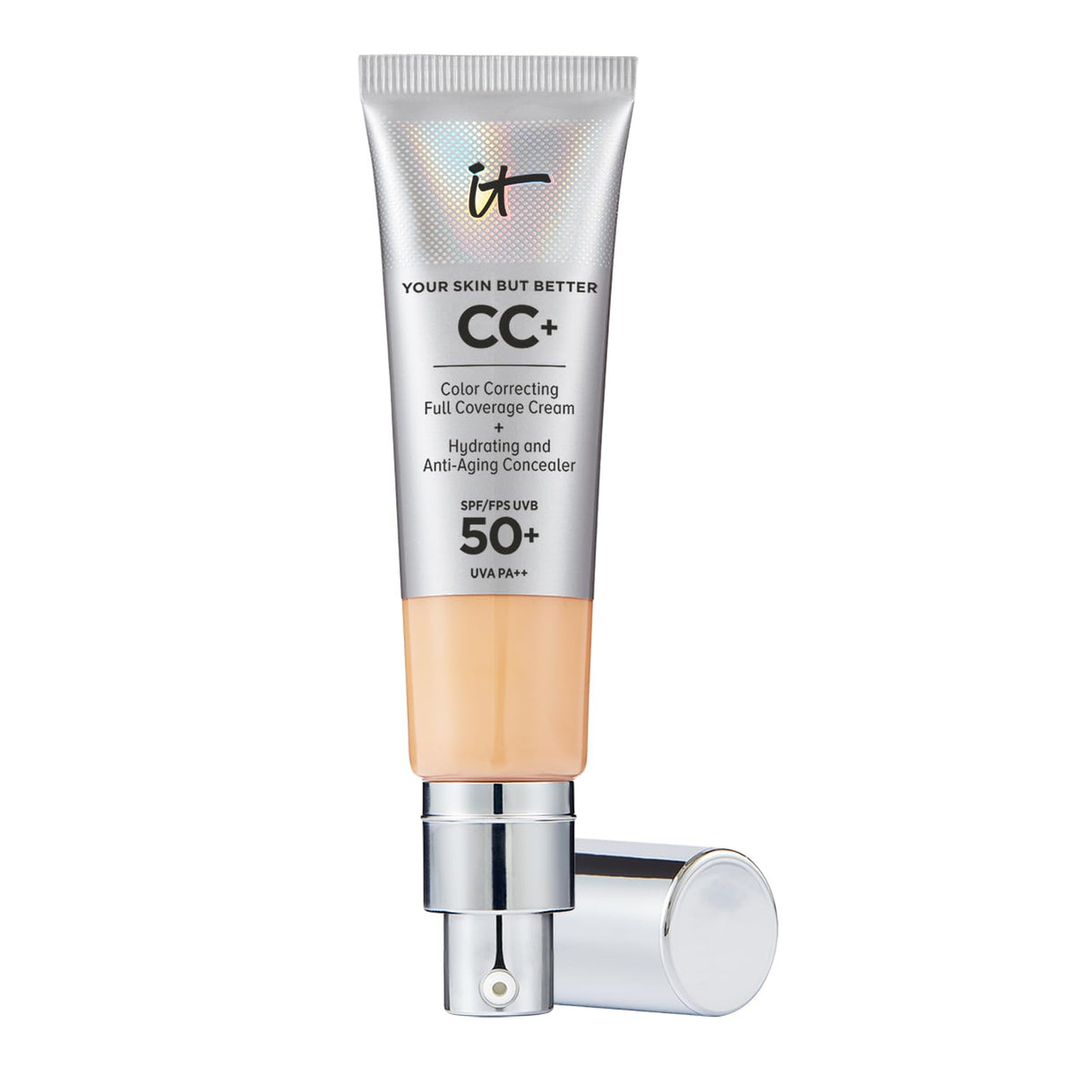 IT Cosmetics CC+ Cream Medium front view with packaging