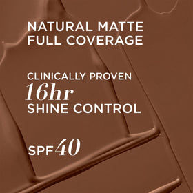 IT Cosmetics CC+ Cream Natural Matte Deep Bronze swatch on skin