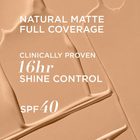 IT Cosmetics CC+ Cream Natural Matte Foundation SPF 40 Neutral Tan texture on skin