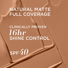 IT Cosmetics CC+ Cream Natural Matte Foundation Tan Rich texture on skin
