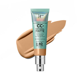 IT Cosmetics CC+ Cream Natural Matte Tan Warm front view