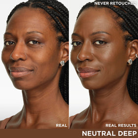 IT Cosmetics CC+ Cream Neutral Deep texture swatch on skin