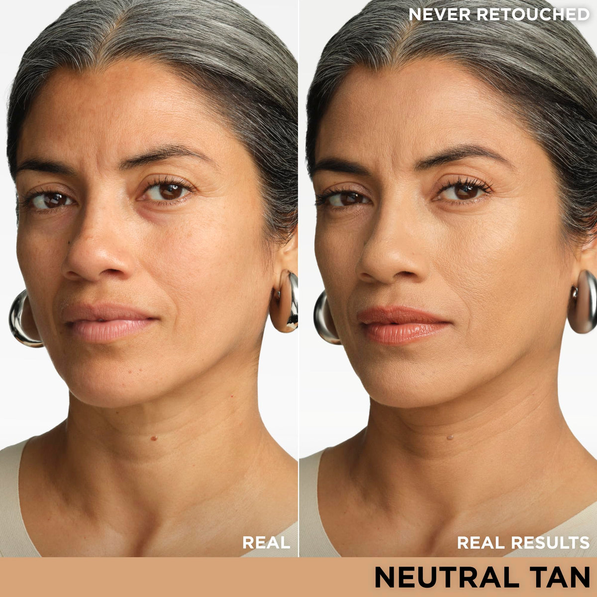 IT Cosmetics CC+ Cream Neutral Tan texture on skin
