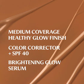 IT Cosmetics CC+ Cream Nude Glow SPF 40 Deep Honey texture on skin