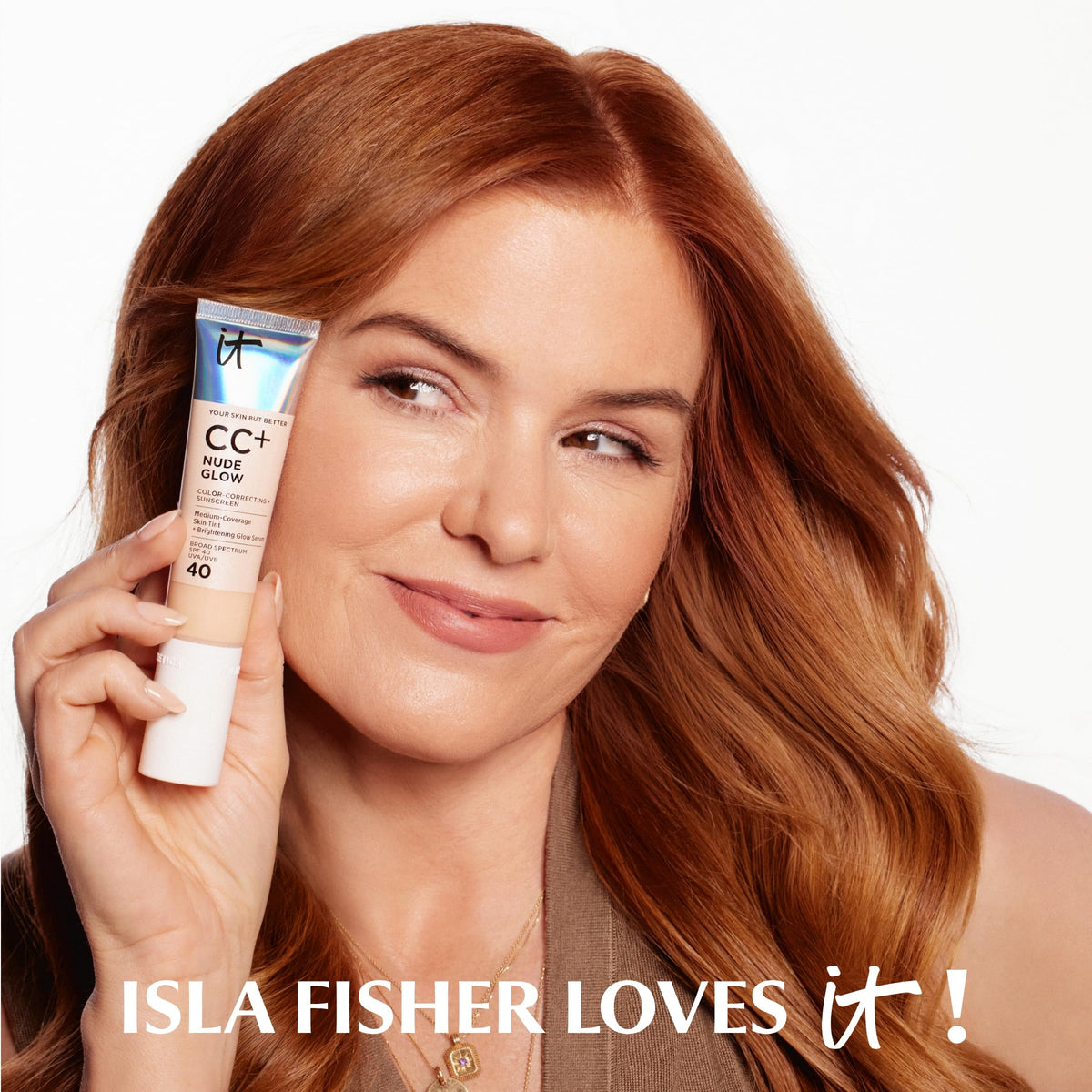 IT Cosmetics CC+ Cream Nude Glow SPF 40 packaging