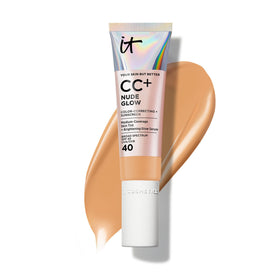 IT Cosmetics CC+ Cream Nude Glow SPF 40 Tan Warm front view