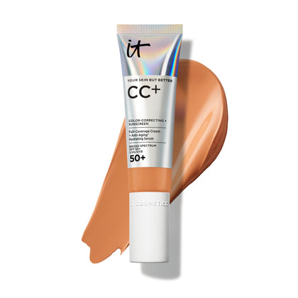 IT Cosmetics CC+ Cream Rich Foundation front view with packaging