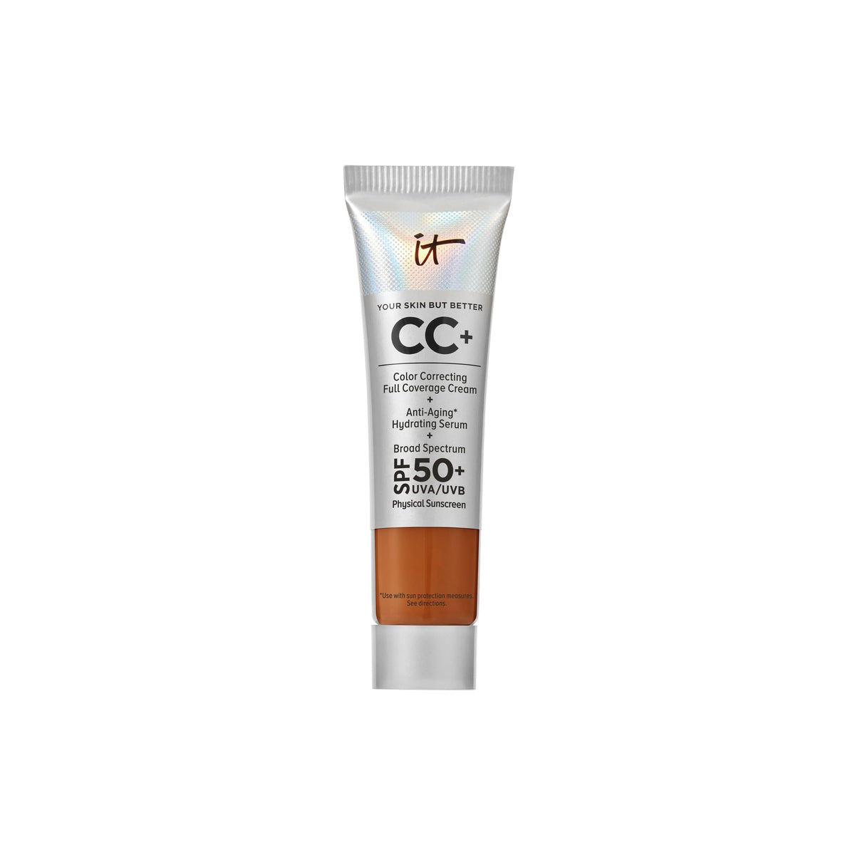 IT Cosmetics CC+ Cream Rich Honey front view with packaging