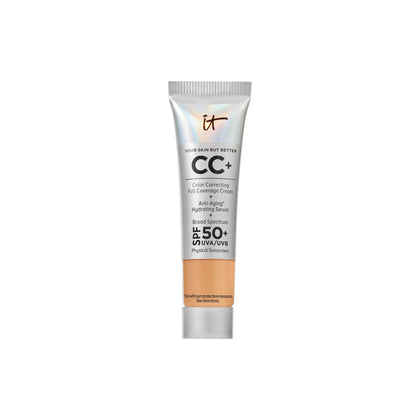 IT Cosmetics CC+ Cream Tan Warm front view with packaging