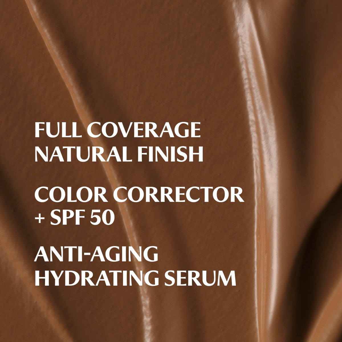 IT Cosmetics CC+ Cream Travel Deep Cool texture on skin
