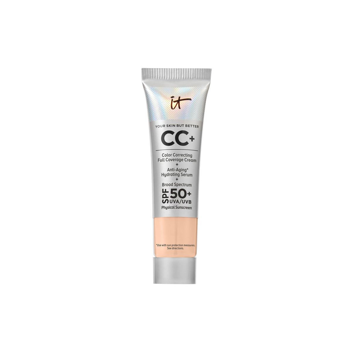 IT Cosmetics CC+ Cream Travel Light Neutral front view