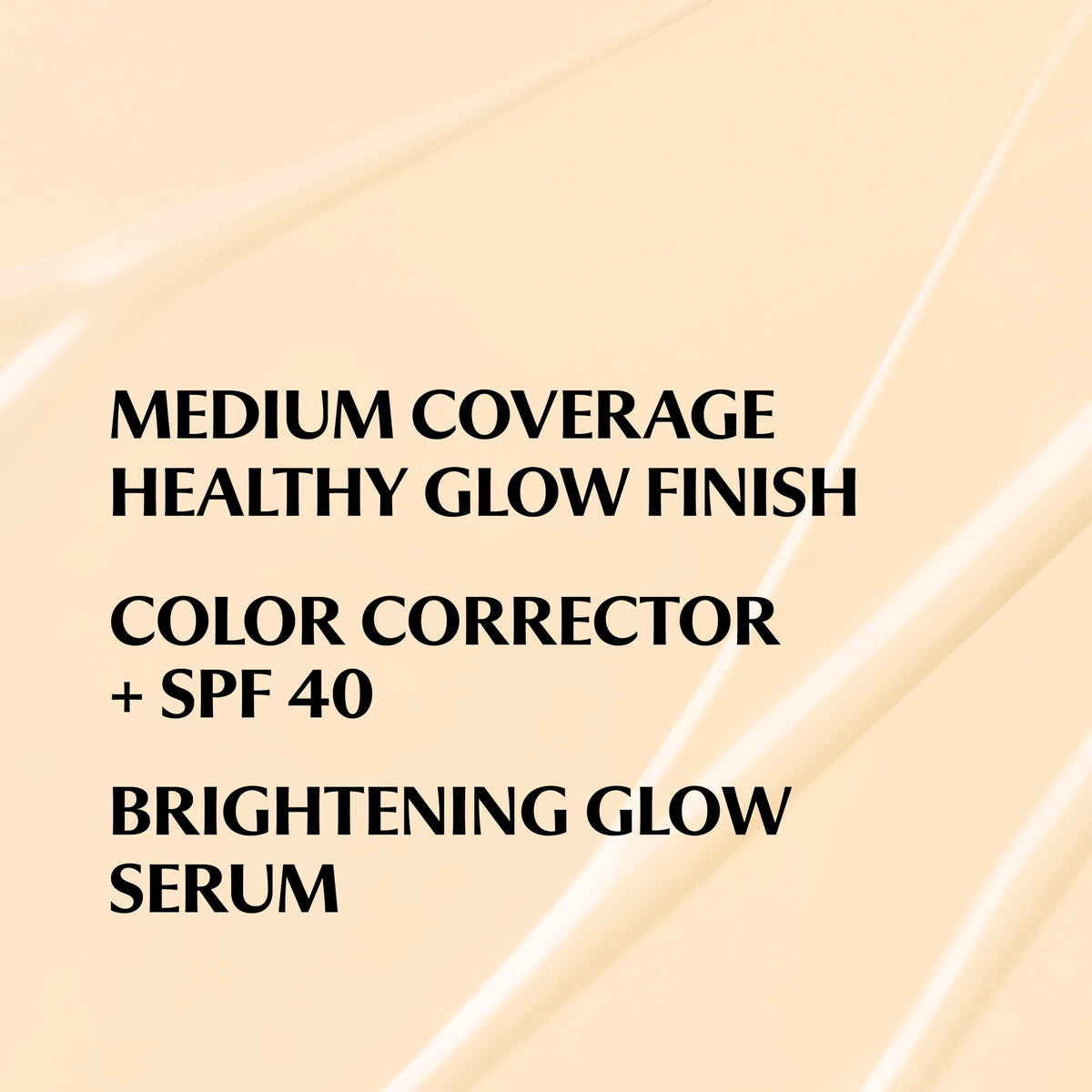 IT Cosmetics CC+ Nude Glow Foundation Fair Warm texture on hand