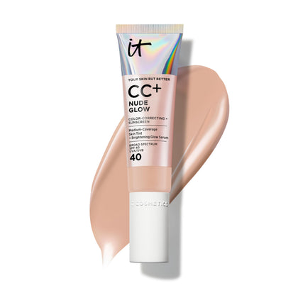 IT Cosmetics CC+ Nude Glow Foundation Medium Cool front view