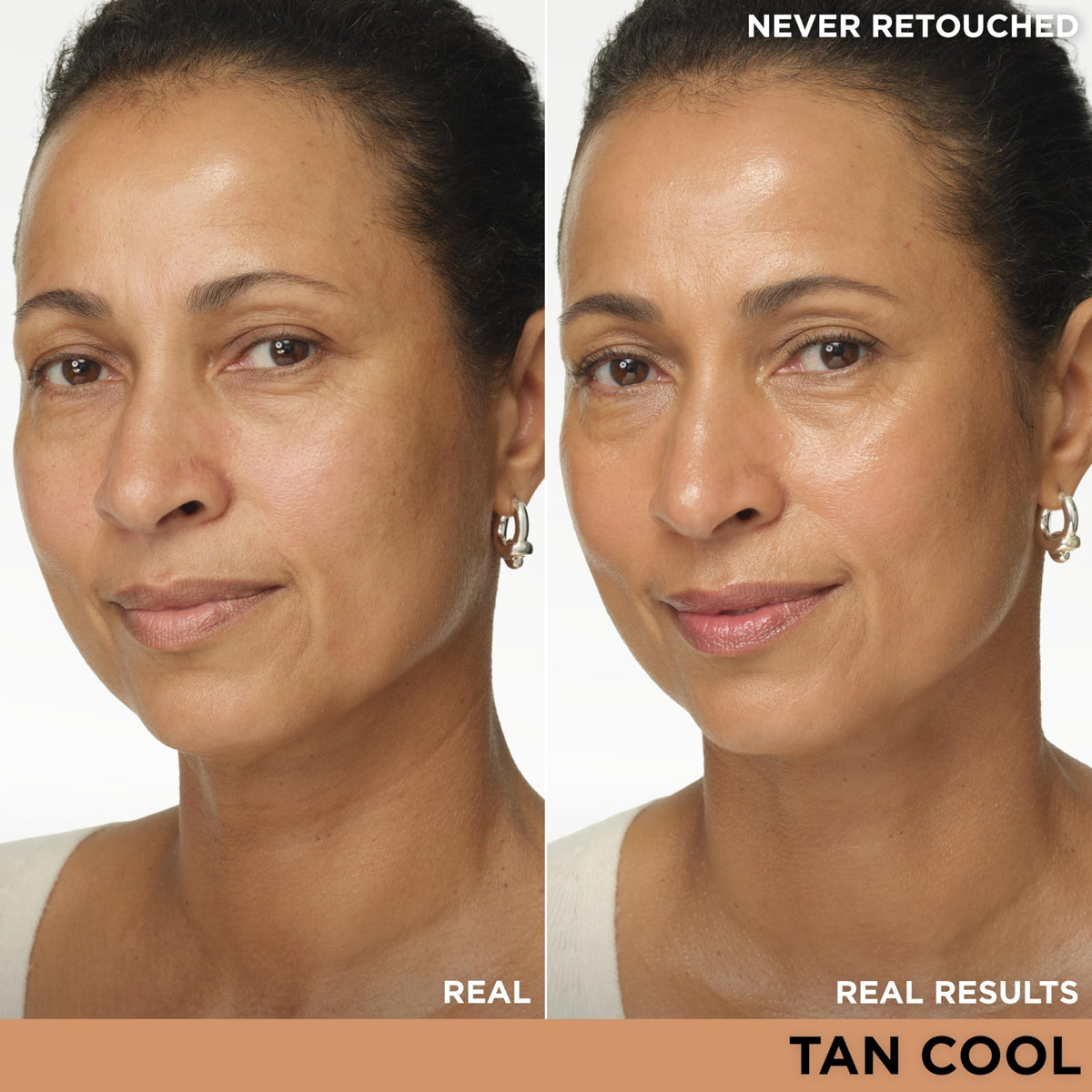 IT Cosmetics CC+ Nude Glow Foundation texture on skin