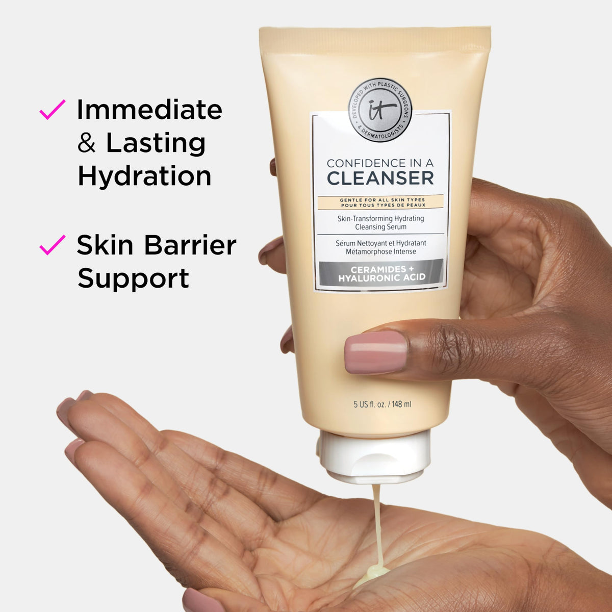 IT Cosmetics Confidence in a Cleanser 5 fl oz lifestyle scene