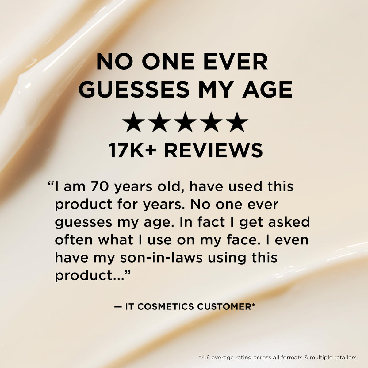 IT Cosmetics Confidence in a Cream Mini Anti-Aging Moisturiser with ingredients list