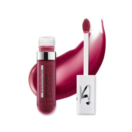 IT Cosmetics Confidence in a Serum Lip Gloss Soft Cool Mauve front view