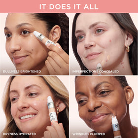 IT Cosmetics Do It All Radiant Concealer 115 Fairest Cool in makeup setup