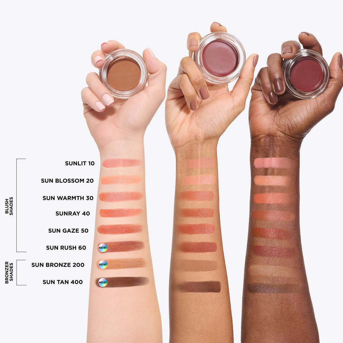 IT Cosmetics Do It All Serum Color Balm Rose Burgundy blended on cheeks