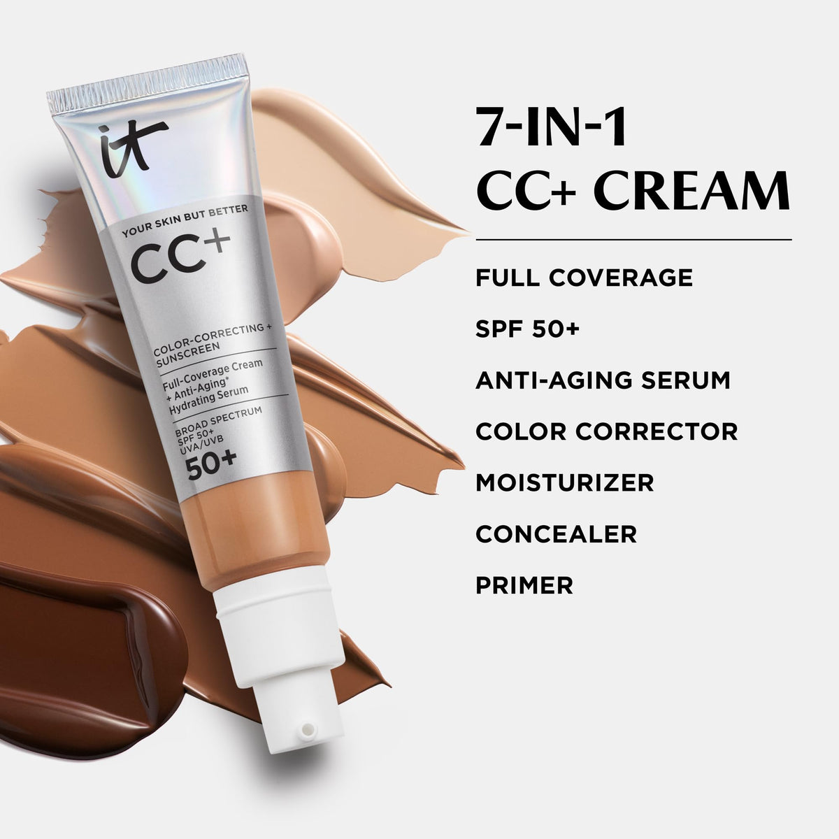 IT Cosmetics Mini CC+ Cream Deep Cool in lifestyle setting